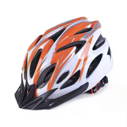 Outdoor cycling one-piece helmet is porous, breathable, ultra-light, and unisex in summer, and the size adjustable safety helmet