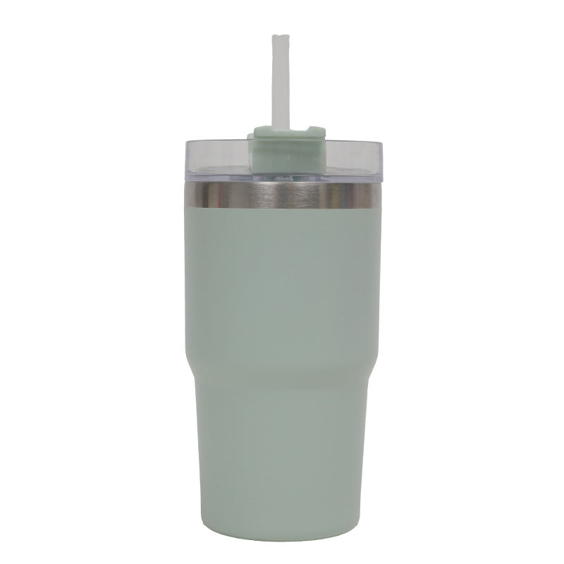 New hand-held car car mug Ice Fighter Cup mini thermos mug female high value cute stainless steel thermos water cup
