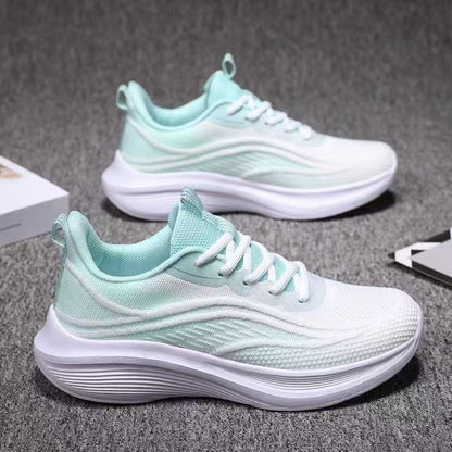 Women's shoes, sneakers, women's summer new running shoes, shock-absorbing shoes, soft-soled mesh casual shoes, breathable running shoes
