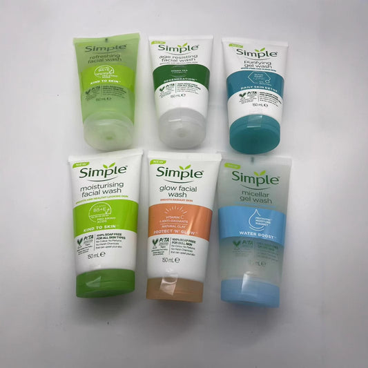 Simple Cleansing Cleanser, Deep Cleansing, Refreshing, Moisturizing, Exfoliating, Radiant Firming Skin, Hydrating Cleanser