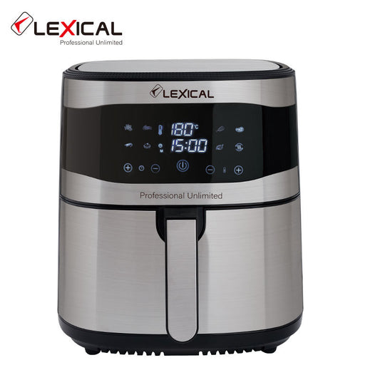 8L Stainless Steel Touch-Control Air Fryer  Smokeless, Low-Oil, Multi-Function Electric Fryer for Home  Wholesale & Cross-Border Shipping
