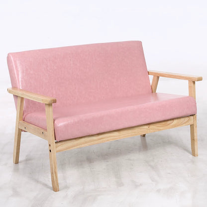 Nordic Japanese-style simple combination small apartment solid wood rental house modern economical clothing store double sofa table and chairs