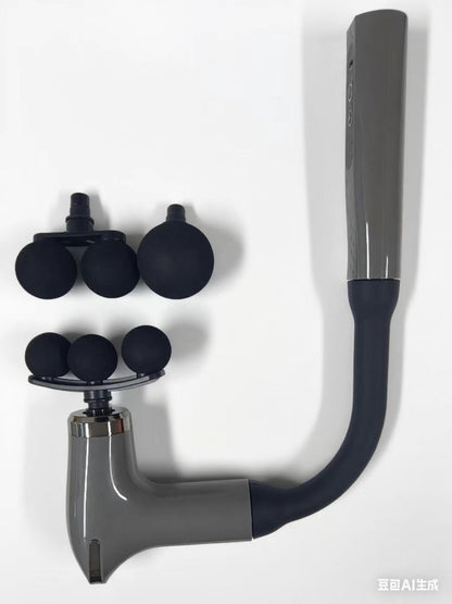 U-shaped hook fascia gun muscle relaxation massager fitness neck membrane vibration massager electric shoulder and neck massage gun