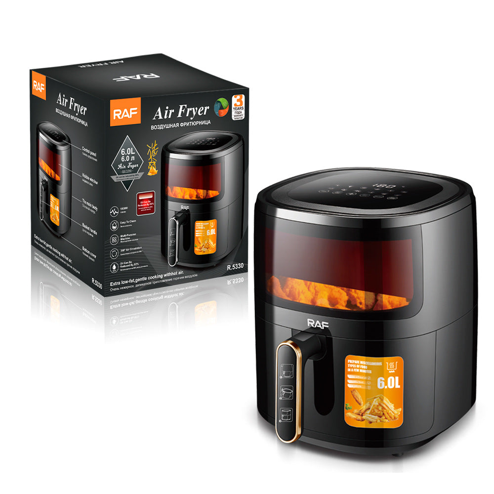 Multifunctional Air Fryer & Oven with Transparent Window  Healthy Oil-Free Cooking