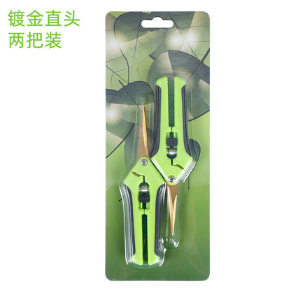 Stainless steel fruit shears gardening flower arrangement orchard pruning shears multi-purpose gardening garden scissors