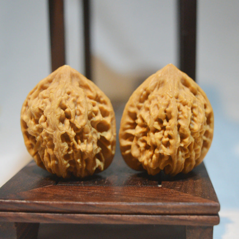 Wen Wan walnut Laishui Wang Yong official hat four building handles walnut shape fine for unisex bulk wholesale