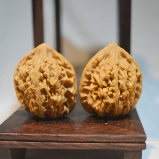 Wen Wan walnut Laishui Wang Yong official hat four building handles walnut shape fine for unisex bulk wholesale