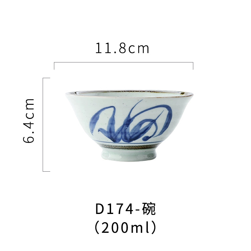 A radish Japanese-style coarse ceramic rice bowl features retro creative dishes and cups slightly flawed tableware ice cream bowl