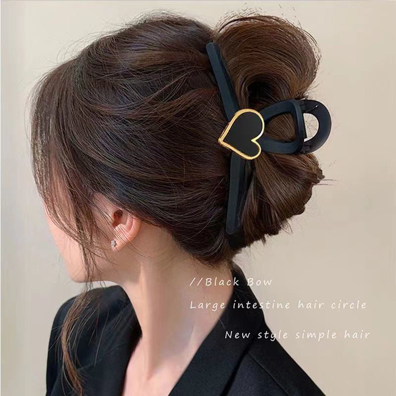 new spring and summer grab clip large shark clip is not loose sense of luxury, back of the head hair grip clip hair ornament women