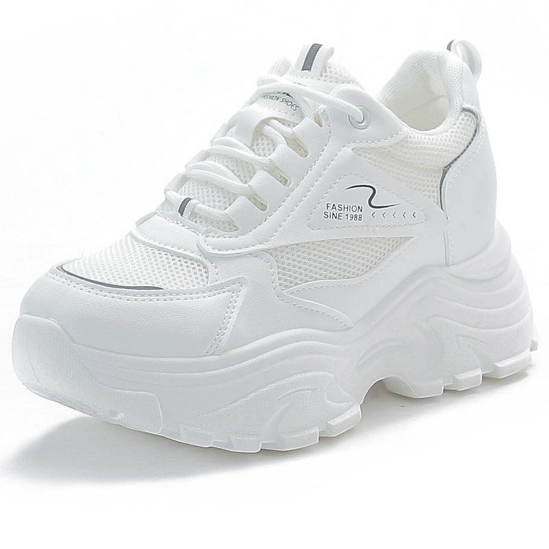 inner height increase white shoes women's versatile summer dad shoes breathable casual spring and autumn sneakers