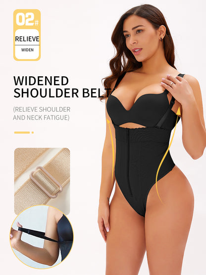 Cross-border European and American insTOPMELON hot style large size ladies high waist T-shaped body shaper D067B