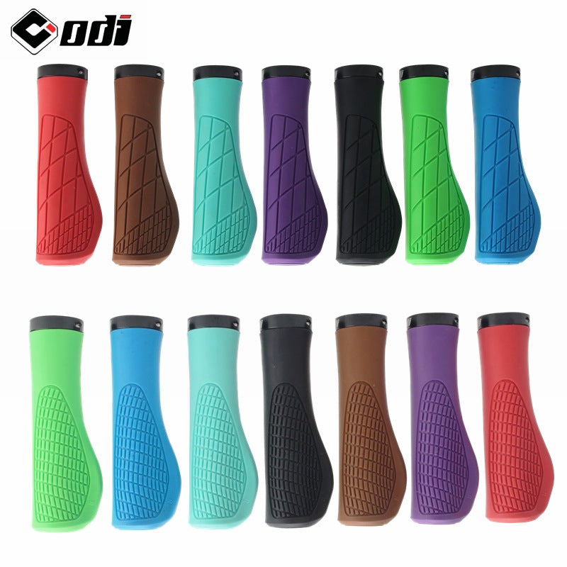 American ODI Rubber Meat Ball Handlebar Grip Mountain Bike Grip Lockable Anti-Slip Shock Absorbing Folding Bike Cycling Grip