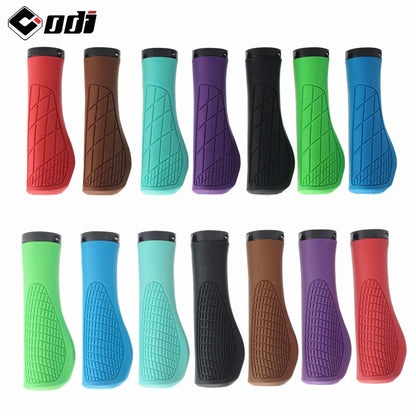 American ODI Rubber Meat Ball Handlebar Grip Mountain Bike Grip Lockable Anti-Slip Shock Absorbing Folding Bike Cycling Grip