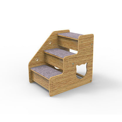 Pet climbing ladder, elderly cat, pet dog bed, ladder, sofa climbing ladder, dog step, wooden teddy cat stairs