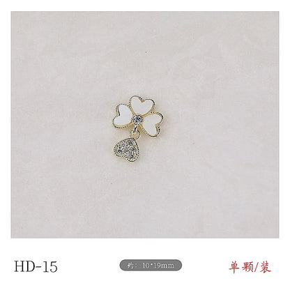 Twilight Rogge Manicure New Super Flash Butterfly Zircon Color Preservation Electroplating Non-fading Jewelry Nail Decoration Sticker