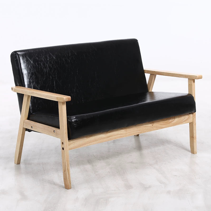 Nordic Japanese-style simple combination small apartment solid wood rental house modern economical clothing store double sofa table and chairs