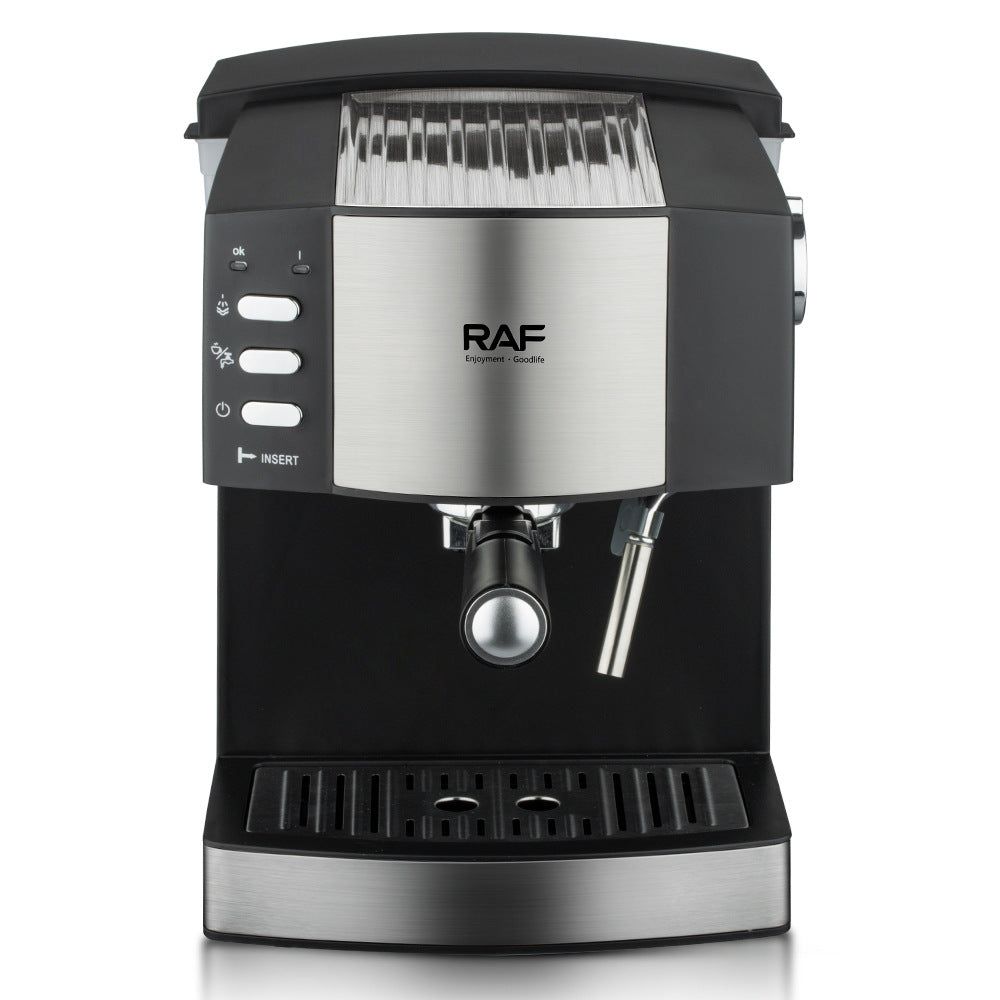 RAF European standard cross-border pump pressure coffee machine home small semi-automatic Italian coffee machine steam milk foaming machine