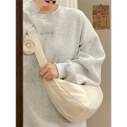 Nylon dumpling bag female Japanese all-match messenger bag casual large-capacity canvas bag summer class one-shoulder commuter bag