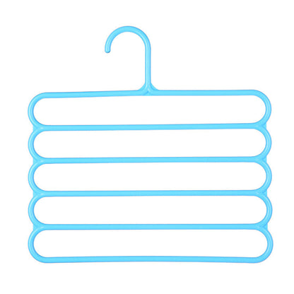 Multifunctional scarf rack plastic five-layer storage clothes rack non-slip scarf rack silk scarf storage rack silk scarf hanger