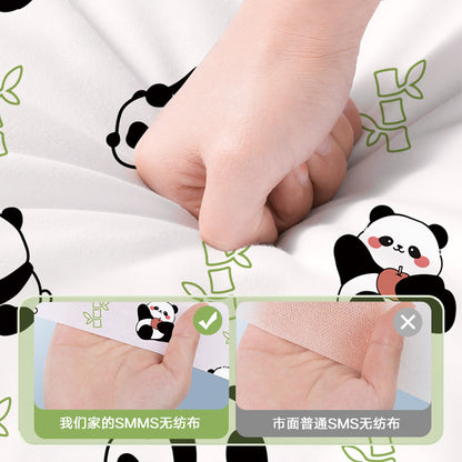 Travel disposable bed sheets, duvet covers, pillowcases, travel dirty pockets, portable three or four pieces of hotel double bedding