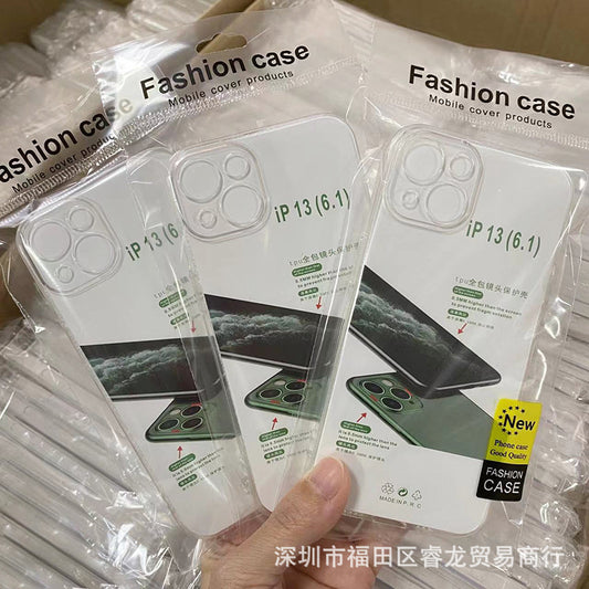 Transparent applicable apple 15 16 drop proof 14 phone case iphone13 pro phone case PM soft shell 11 wholesale 13