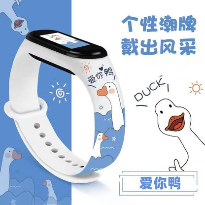 Smart bracelet junior high school female student sports electronic male waterproof Huawei Xiaomi vivo suitable for charging watch