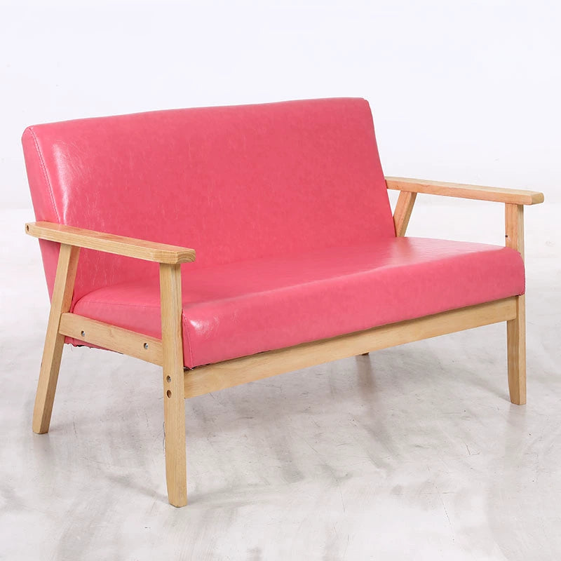 Nordic Japanese-style simple combination small apartment solid wood rental house modern economical clothing store double sofa table and chairs