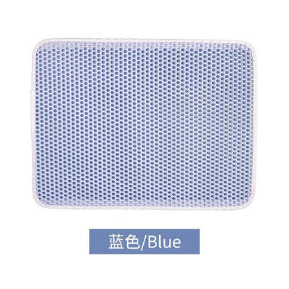 Double-layer thickened EVA cat litter mat can be washed, anti-take-out, anti-splash, cat rubbing mat, cat litter box, cat supplies