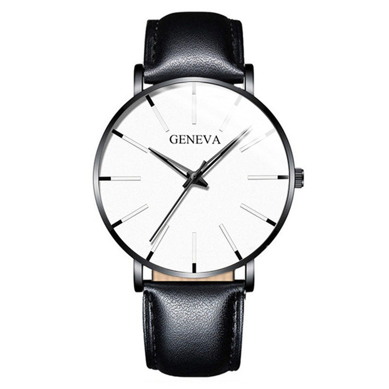 fashion blue needle men's watch men's watch quartz watch mesh belt spot one piece