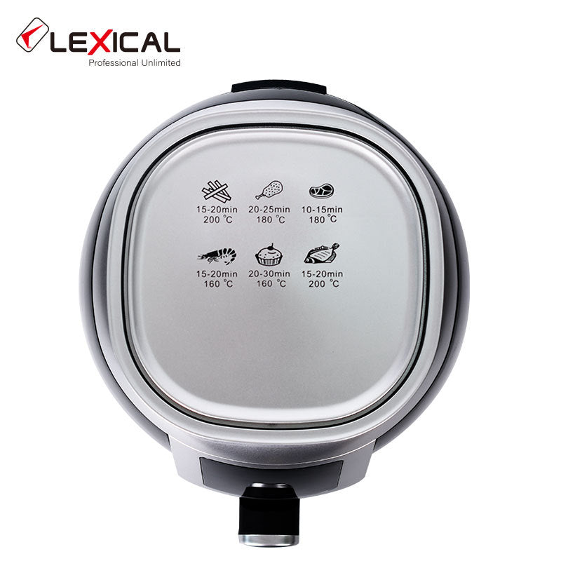 2L Smart Touch Oil-Free Air Fryer  Multi-Functional Electric Cooker  Cross-Border Wholesale  Black Compact Design