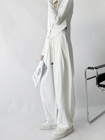 Khaki Lantern Japanese High Waist Casual Overalls