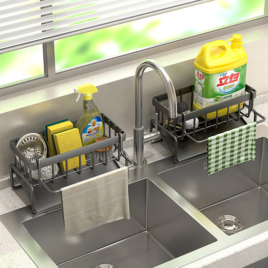 kitchen utensils, drain baskets, household multi-functional drain racks, multi-layer rag racks, cross-border water filter baskets