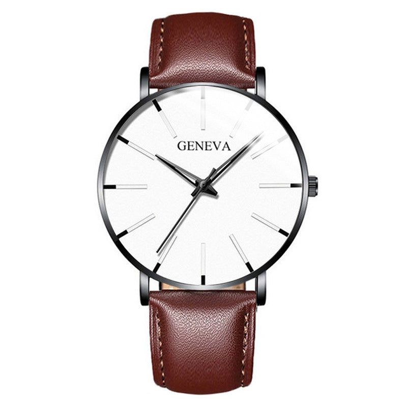 fashion blue needle men's watch men's watch quartz watch mesh belt spot one piece