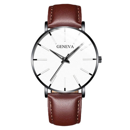 fashion blue needle men's watch men's watch quartz watch mesh belt spot one piece