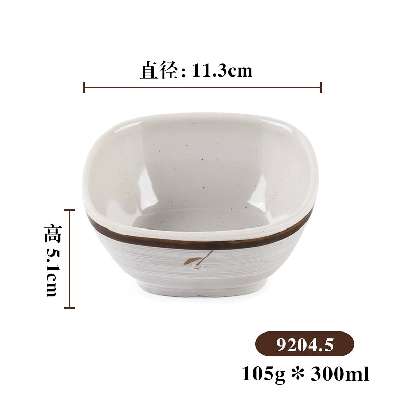 Melamine Japanese-style imitation porcelain hot pot restaurant spoon set tableware