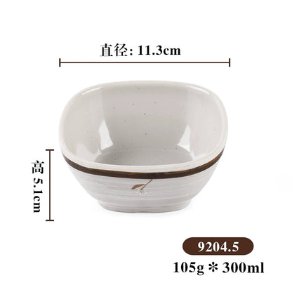 Melamine Japanese-style imitation porcelain hot pot restaurant spoon set tableware