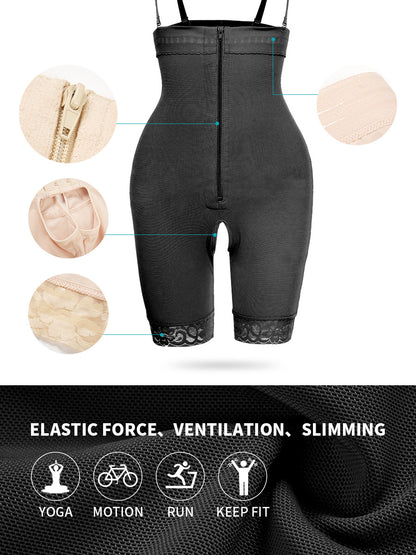 TOPMELON popular high-waisted breasted zipper long non-slip waistband waist waist hip pants