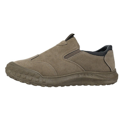 spring popular labor protection shoes men's shoes low-top waterproof leather boots men's outdoor anti-slip wear-resistant casual work shoes
