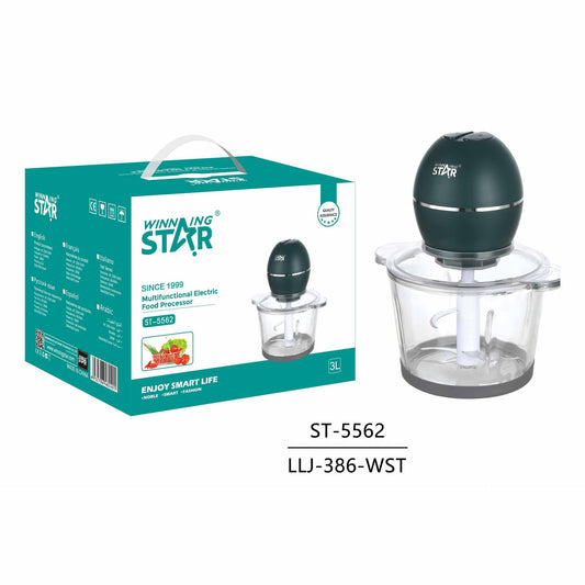 Winningstar Electric Meat Grinder  Stainless Steel, Multi-Functional, Household Food Processor for Meat, Garlic & Stuffing  Free Global Shipping