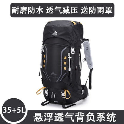 Ai Wang Outdoor Hiking Bag Suspension Carrying Large Capacity Travel Backpack Camping Trekking Bag Carrying Cycling Bag 40 Liters