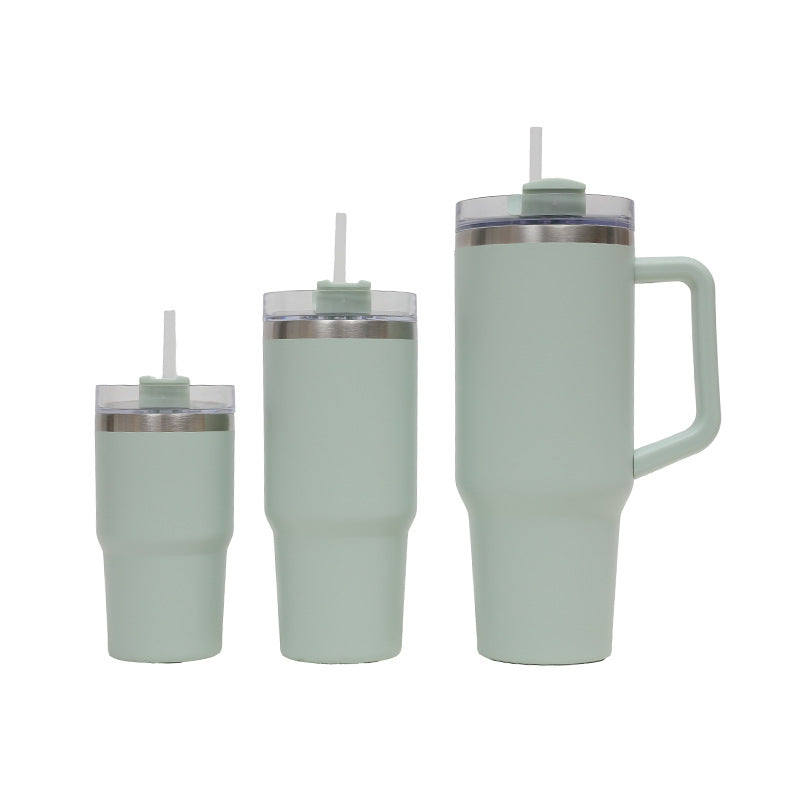 New hand-held car car mug Ice Fighter Cup mini thermos mug female high value cute stainless steel thermos water cup