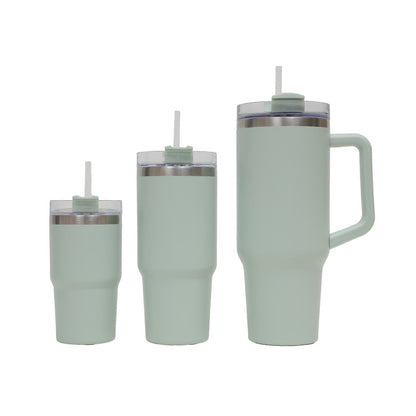 New hand-held car car mug Ice Fighter Cup mini thermos mug female high value cute stainless steel thermos water cup