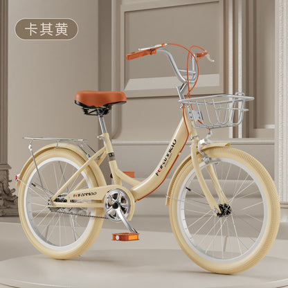 Adult bicycle ladies commuter bike 20 inches/22 inches/24 inches light retro college student campus bicycle transportation