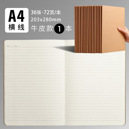 b5 notebook student homework book kraft paper turning book notepad exercise factory spot