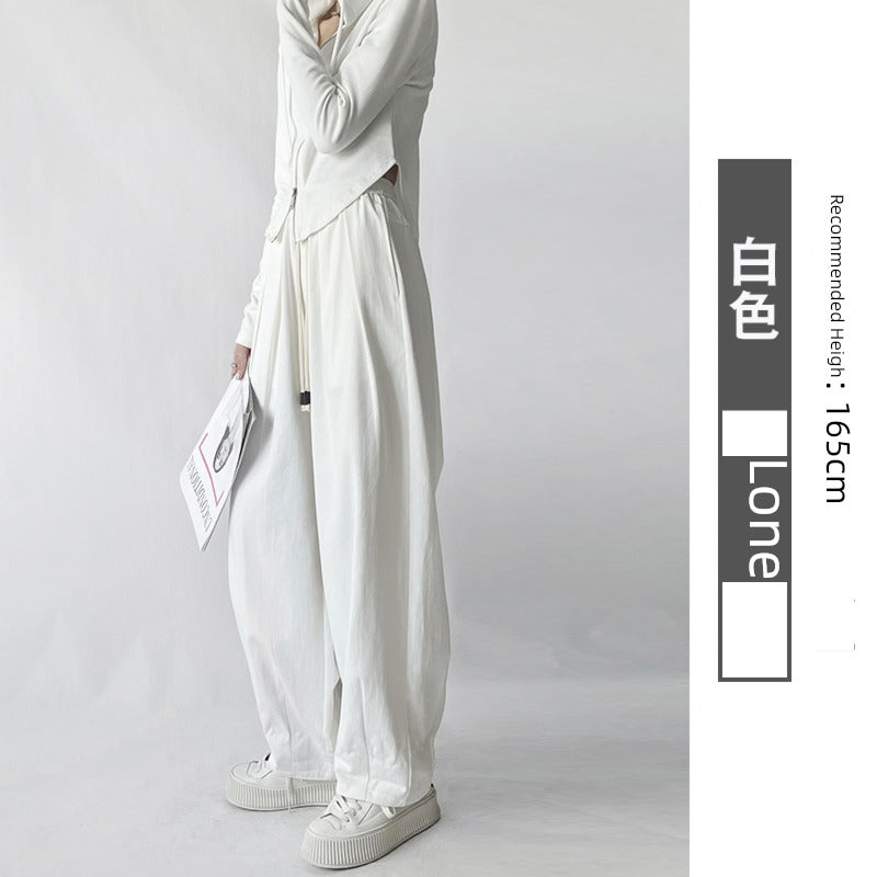 Khaki Lantern Japanese High Waist Casual Overalls