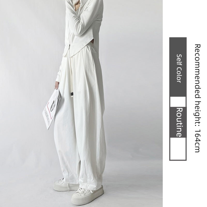 Khaki Lantern Japanese High Waist Casual Overalls