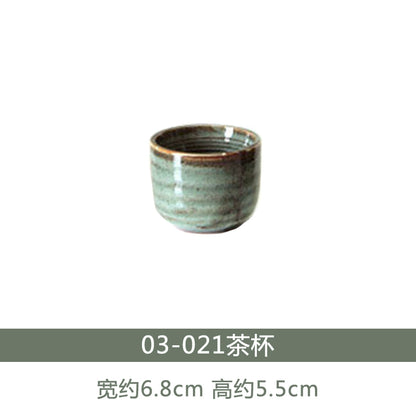 A radish Japanese-style coarse ceramic rice bowl features retro creative dishes and cups slightly flawed tableware ice cream bowl