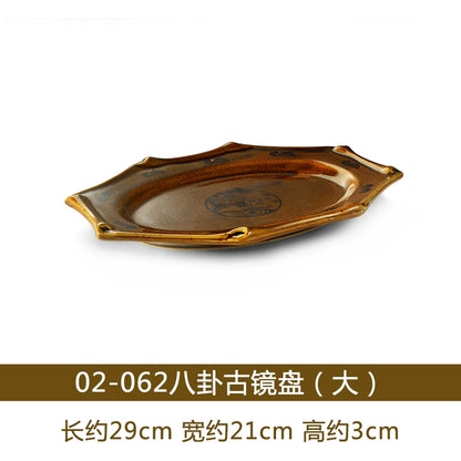 A radish Japanese-style coarse ceramic rice bowl features retro creative dishes and cups slightly flawed tableware ice cream bowl