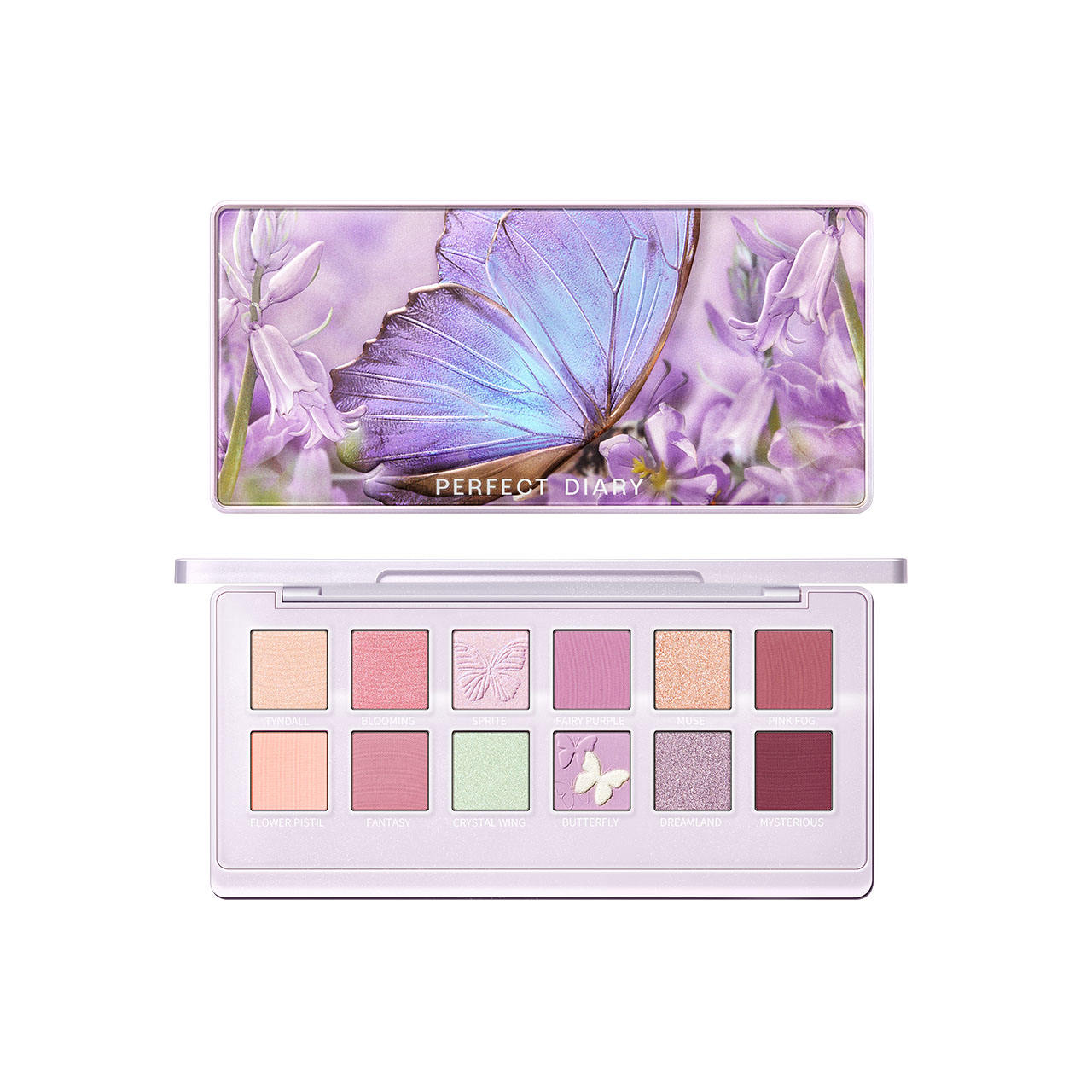 Perfect Diary Dreamworld Matte Lipstick Cosmetic Eye Shadow Metallic Case Eyeshadow Area Lady's Eyes Beauty Makeupl Powder 12g
