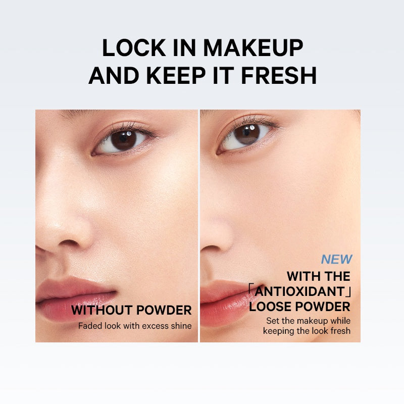 Perfect Diary Pearl Loose Powder Oil Control Face Powder Antioxidant Translucent Blurring Powder Skincare Ultra Blurring 2 Shades
